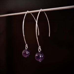Boucles d'oreilles "Anti-stress" en Améthyste