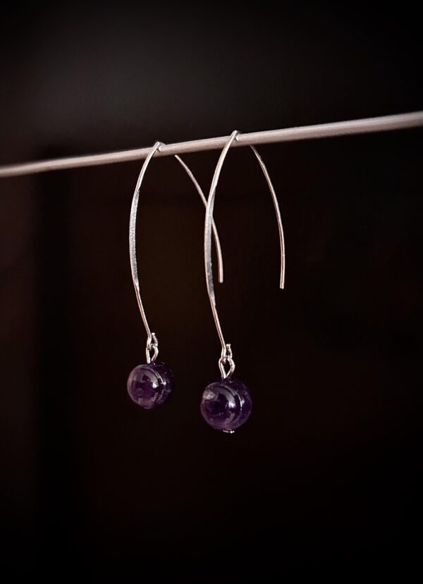 Boucles d'oreilles "Anti-stress" en Améthyste