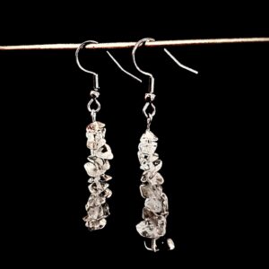 Boucles d'oreilles "Amplificateur d'énergie" en Cristal de Roche
