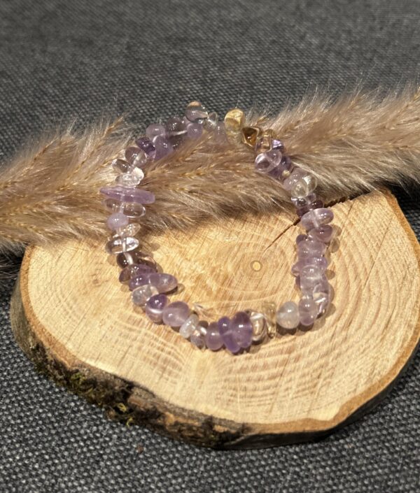 Bracelet "Inspiration" en Amétrine perles chips