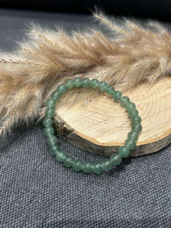 Bracelet "Tranquillité" en Aventurine verte givrée – Image 2