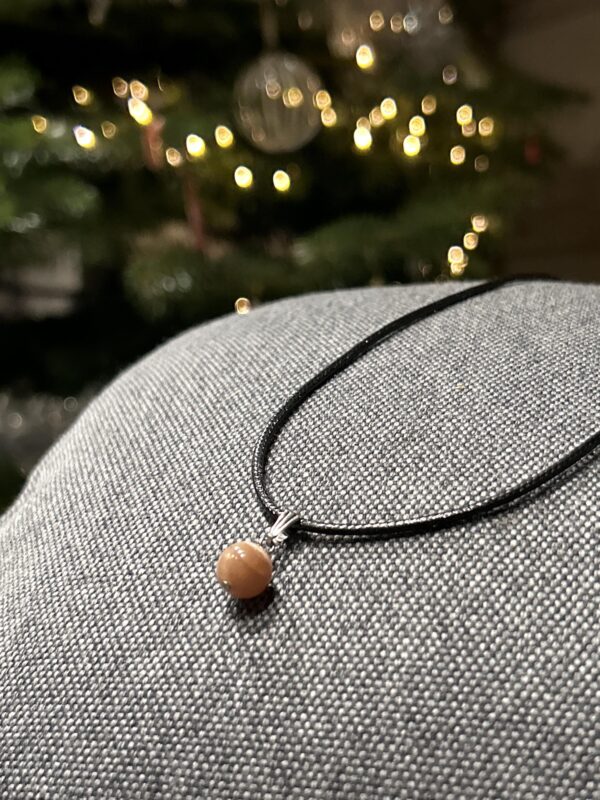 Collier "Amour" en Quartz Rose