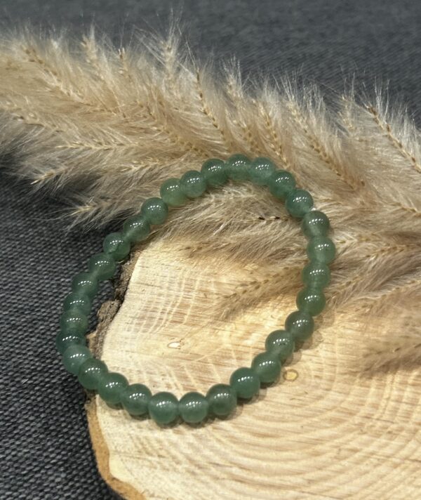 Bracelet "Tranquillité" en Aventurine verte givrée