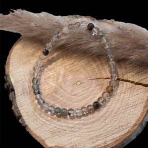 Bracelet "Confiance en soi" en Quartz Fantôme 4mm
