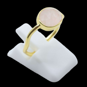 Bague Argent 925 Quartz Rose