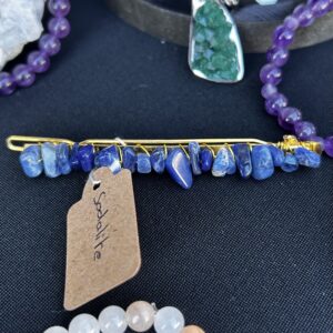 Barrette « Maîtrise de soi » en Sodalite